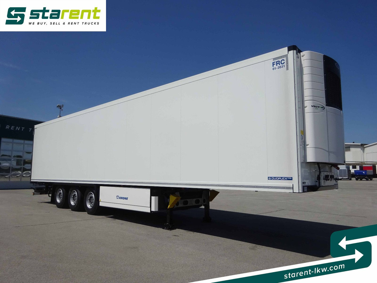 Krone Thermotrailer Carrier Vector 1550, Zurrleisten - Полуприцеп-рефрижератор: фото 3 Krone Thermotrailer Carrier Vector 1550, Zurrleisten - Полуприцеп-рефрижератор: фото 3
