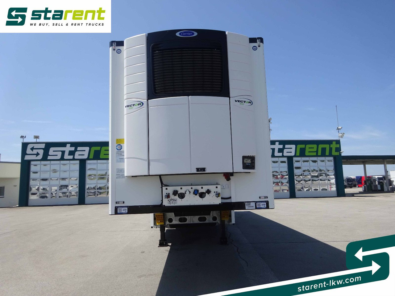 Krone Thermotrailer Carrier Vector 1550, Zurrleisten - Полуприцеп-рефрижератор: фото 2 Krone Thermotrailer Carrier Vector 1550, Zurrleisten - Полуприцеп-рефрижератор: фото 2