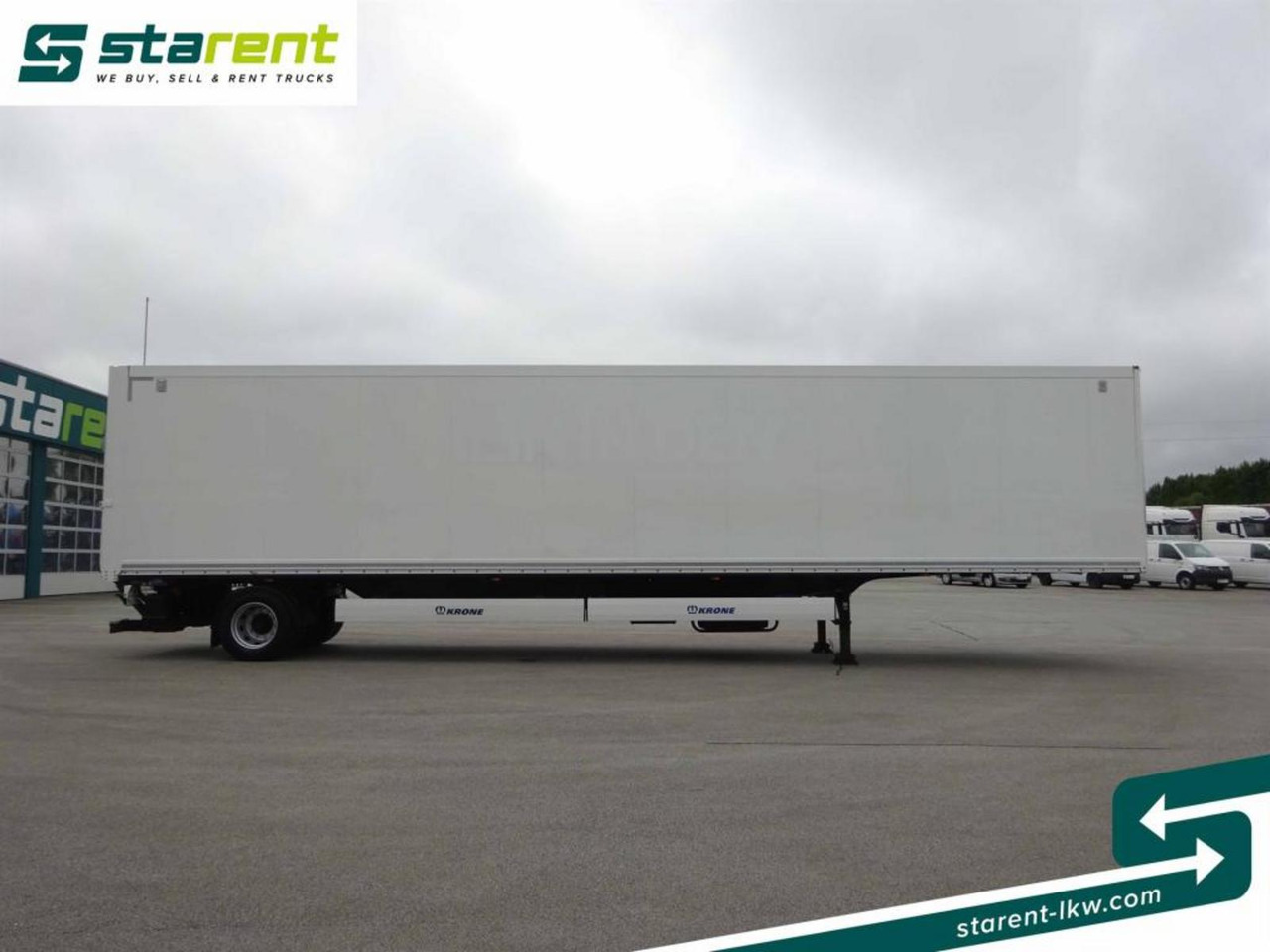 Krone Trockenfrachtkoffer, Dautel LBW 2.500 KG - Полуприцеп-фургон: фото 4 Krone Trockenfrachtkoffer, Dautel LBW 2.500 KG - Полуприцеп-фургон: фото 4