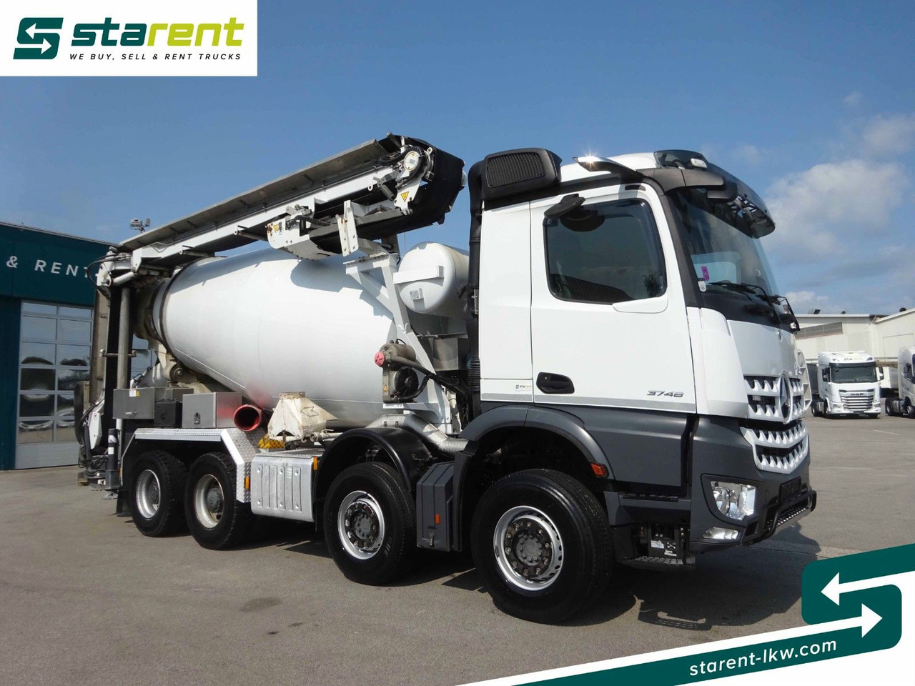 Mercedes-Benz Arocs 3748 8x4 Liebherr Betonmischer + Förderb. - Автобетоносмеситель: фото 3 Mercedes-Benz Arocs 3748 8x4 Liebherr Betonmischer + Förderb. - Автобетоносмеситель: фото 3
