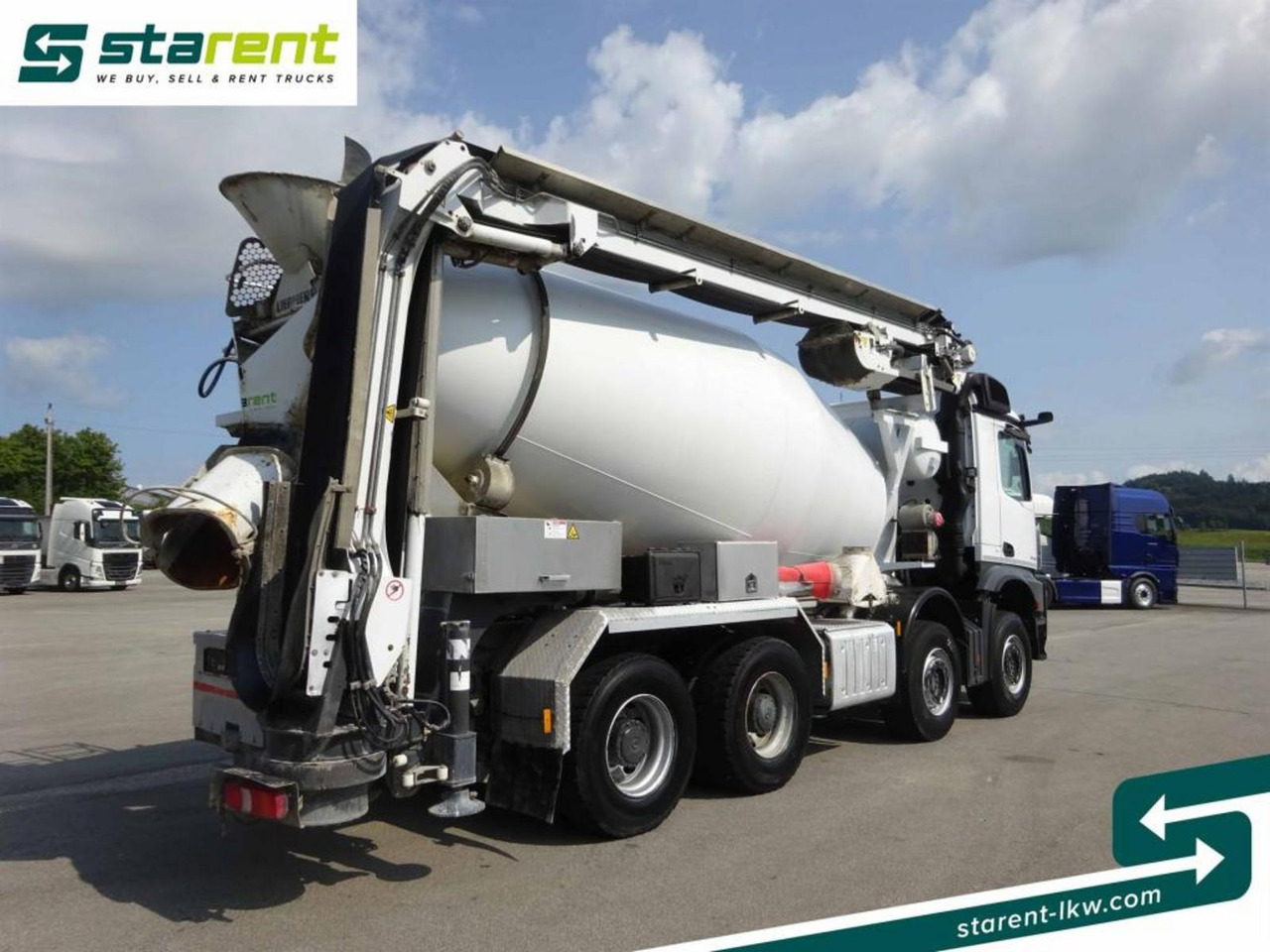 Mercedes Benz Arocs 3748 8x4 Liebherr Betonmischer + Förderband - Автобетоносмеситель: фото 5 Mercedes Benz Arocs 3748 8x4 Liebherr Betonmischer + Förderband - Автобетоносмеситель: фото 5