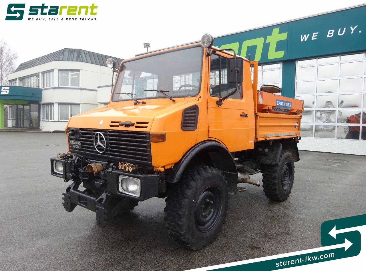 Mercedes-Benz Unimog 1200, Zapfwelle Front+ Heck, Kipper - Самосвал: фото 1 Mercedes-Benz Unimog 1200, Zapfwelle Front+ Heck, Kipper - Самосвал: фото 1