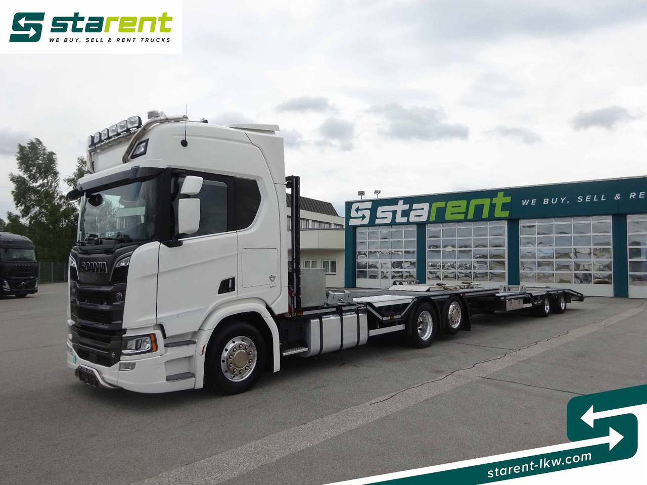 Scania R770 V8 Fahrzeugtransporter + Ziegler Anhänger - Эвакуатор: фото 1 Scania R770 V8 Fahrzeugtransporter + Ziegler Anhänger - Эвакуатор: фото 1