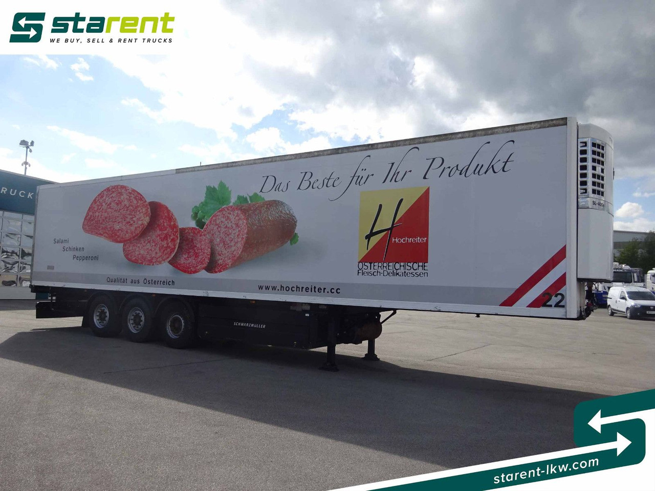 Schwarzmüller Thermotrailer, Thermo King SL400, Liftachse, SAF - Полуприцеп-фургон: фото 3 Schwarzmüller Thermotrailer, Thermo King SL400, Liftachse, SAF - Полуприцеп-фургон: фото 3