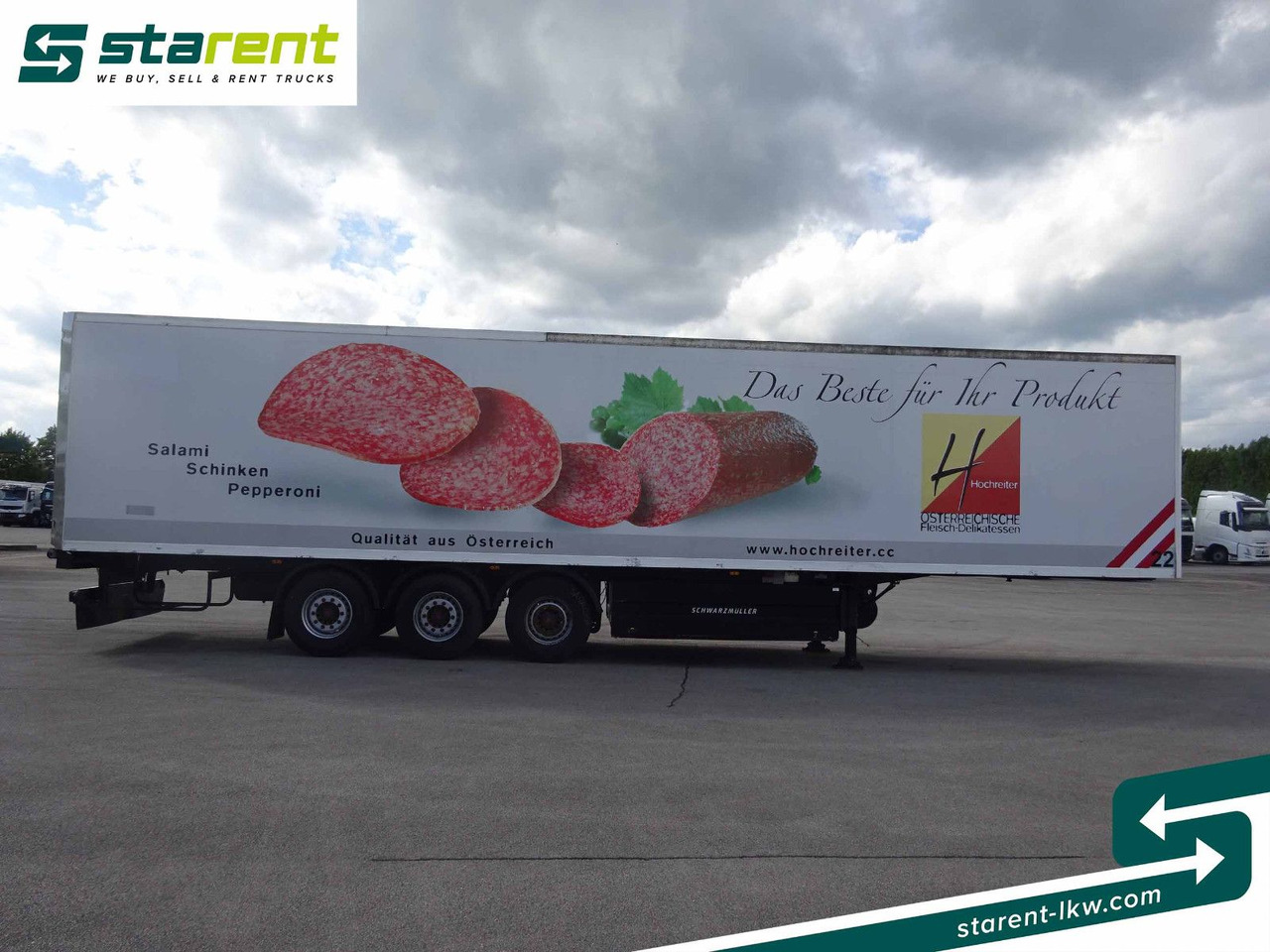 Schwarzmüller Thermotrailer, Thermo King SL400, Liftachse, SAF - Полуприцеп-фургон: фото 4 Schwarzmüller Thermotrailer, Thermo King SL400, Liftachse, SAF - Полуприцеп-фургон: фото 4