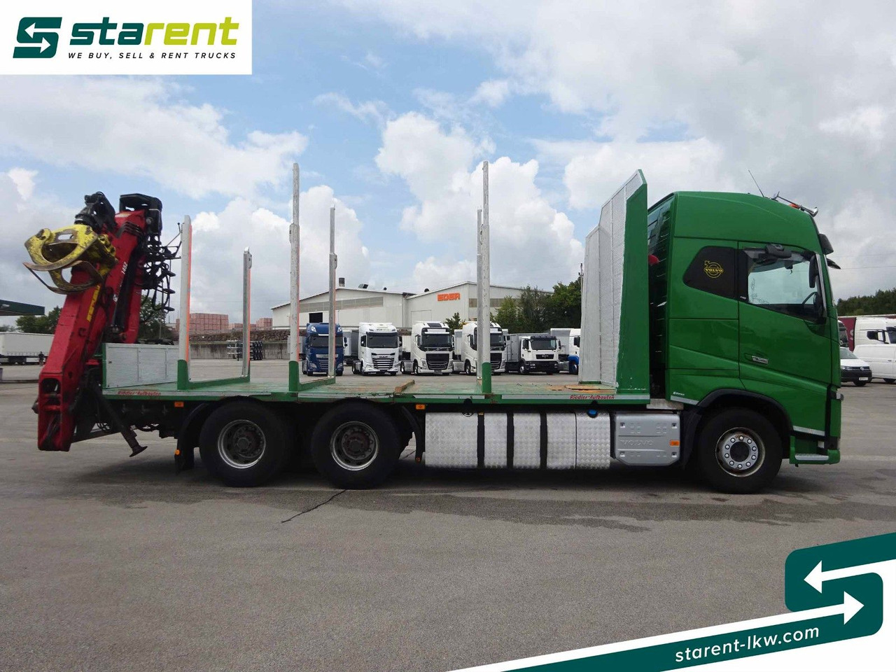 Volvo FH16 550 6x4 Holzaufbau mit Kran (Loglift 145Z) - Лесовоз, Автоманипулятор: фото 4 Volvo FH16 550 6x4 Holzaufbau mit Kran (Loglift 145Z) - Лесовоз, Автоманипулятор: фото 4