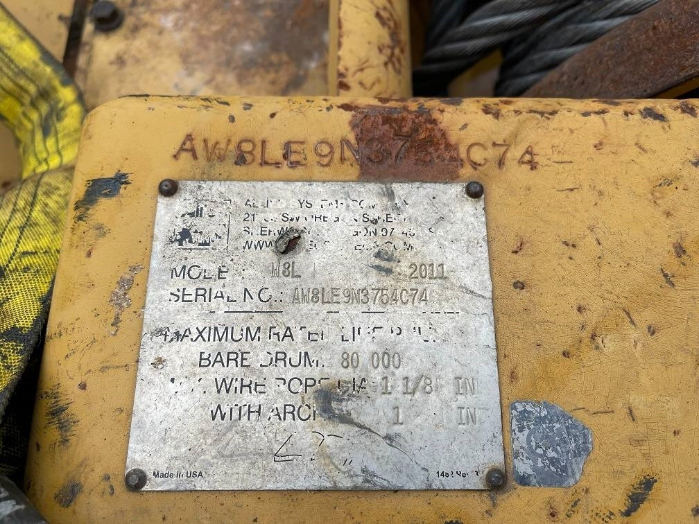 Allied systems w8l winch for cat d8 - Лебёдка для Бульдозеров: фото 5 Allied systems w8l winch for cat d8 - Лебёдка для Бульдозеров: фото 5