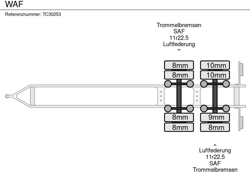 Самосвальный прицеп WAF: фото 12
