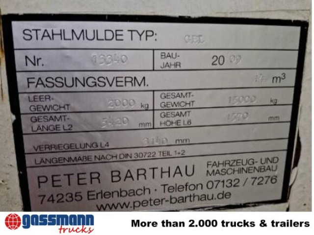 Abrollcontainer 14 cbm, Flügeltüren - Грузовик: фото 2 Abrollcontainer 14 cbm, Flügeltüren - Грузовик: фото 2