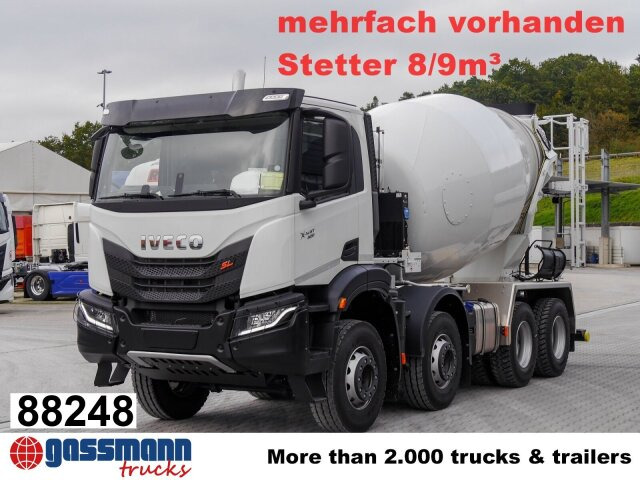 Iveco X-Way AD360X40BZ 8x4, Stetter Betonmischer ca. - Автобетоносмеситель: фото 1 Iveco X-Way AD360X40BZ 8x4, Stetter Betonmischer ca. - Автобетоносмеситель: фото 1
