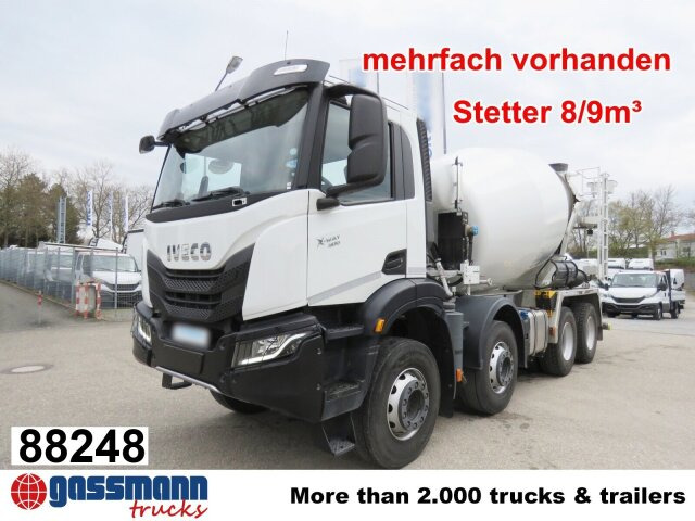 Iveco X-Way AD360X40BZ 8x4, Stetter Betonmischer ca. - Автобетоносмеситель: фото 1 Iveco X-Way AD360X40BZ 8x4, Stetter Betonmischer ca. - Автобетоносмеситель: фото 1
