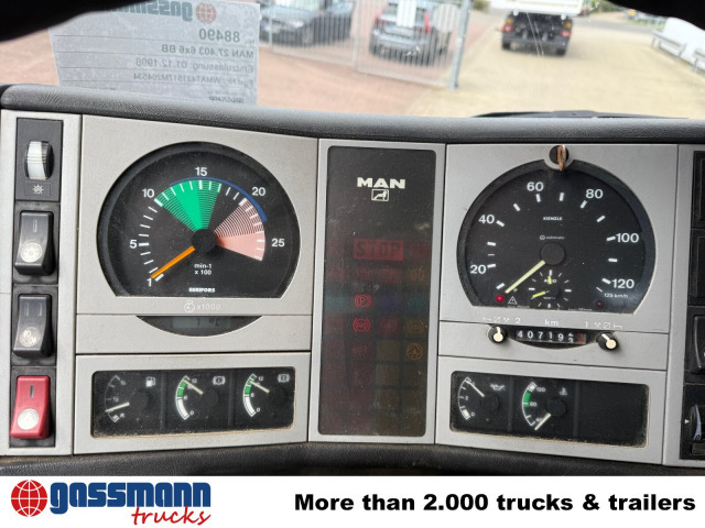 MAN 27.403 6x6 BB, EX-THW - Самосвал: фото 4 MAN 27.403 6x6 BB, EX-THW - Самосвал: фото 4