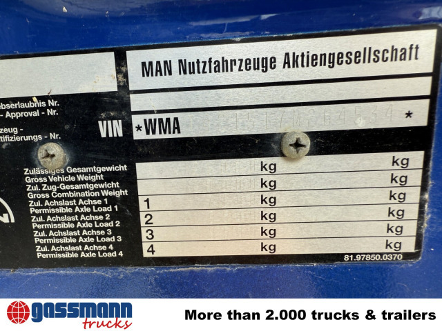 MAN 27.403 6x6 BB, EX-THW - Грузовик-шасси: фото 3 MAN 27.403 6x6 BB, EX-THW - Грузовик-шасси: фото 3