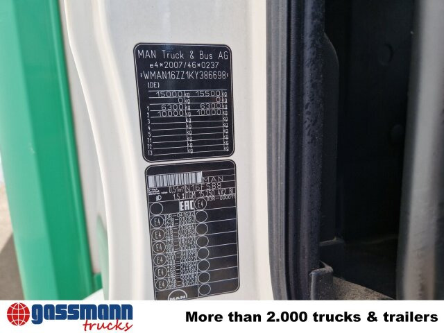 MAN TGM 15.250/340 4X2 BL, Tiefkühlkoffer, - Рефрижератор: фото 4 MAN TGM 15.250/340 4X2 BL, Tiefkühlkoffer, - Рефрижератор: фото 4