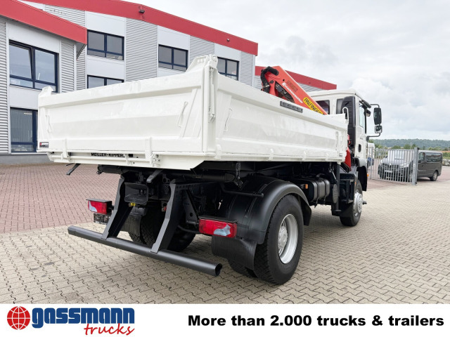 Самосвал, Автоманипулятор MAN TGM 18.240 4x4 BB mit Kran Palfinger PK9501: фото 11