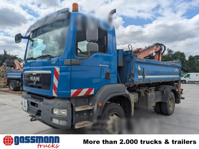 MAN TGM 18.290 4X4 BB, EEV, Heckkran Atlas AK - Самосвал, Автоманипулятор: фото 3 MAN TGM 18.290 4X4 BB, EEV, Heckkran Atlas AK - Самосвал, Автоманипулятор: фото 3