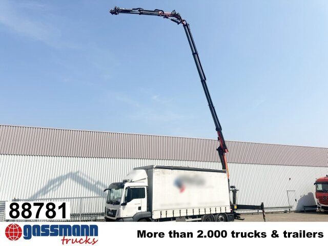 MAN TGS 26.400 6x2-4 LL, Lenk-/Lift, Edscha, - Грузовик бортовой/ Платформа, Автоманипулятор: фото 1 MAN TGS 26.400 6x2-4 LL, Lenk-/Lift, Edscha, - Грузовик бортовой/ Платформа, Автоманипулятор: фото 1