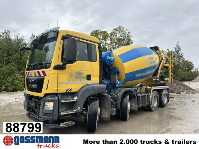 MAN TGS 32.400 8x4 BB, Stetter ca. 9m³ - Автобетоносмеситель: фото 1 MAN TGS 32.400 8x4 BB, Stetter ca. 9m³ - Автобетоносмеситель: фото 1