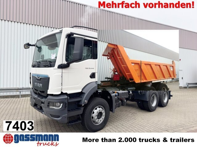 MAN TGS 33.440 BB 6x4, Stahlmulde 12-16m³ - Внедорожный самосвал: фото 1 MAN TGS 33.440 BB 6x4, Stahlmulde 12-16m³ - Внедорожный самосвал: фото 1