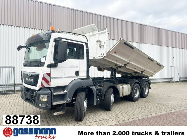 MAN TGS 35.460 8X4 BB, Meiller Bordmatik, Rollplane, - Самосвал: фото 1 MAN TGS 35.460 8X4 BB, Meiller Bordmatik, Rollplane, - Самосвал: фото 1