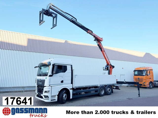 MAN TGX 26.470 6x2-4 BL, Lenk-/Liftachse, Retarder, - Грузовик бортовой/ Платформа, Автоманипулятор: фото 1 MAN TGX 26.470 6x2-4 BL, Lenk-/Liftachse, Retarder, - Грузовик бортовой/ Платформа, Автоманипулятор: фото 1