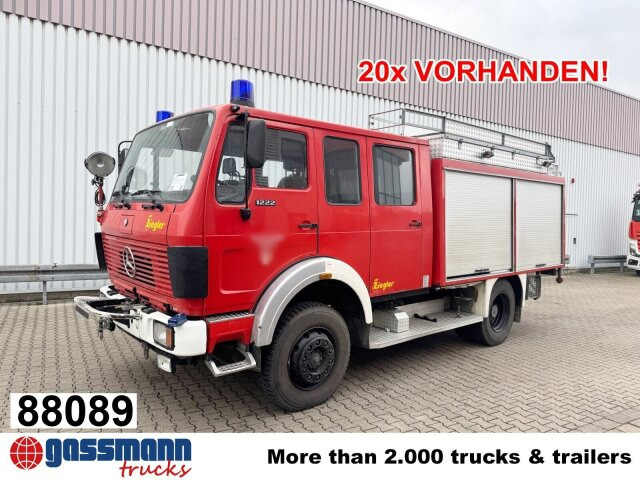 Mercedes-Benz 1222 AF 4x4 Doka, LF 16 TS - Пожарная машина: фото 1 Mercedes-Benz 1222 AF 4x4 Doka, LF 16 TS - Пожарная машина: фото 1