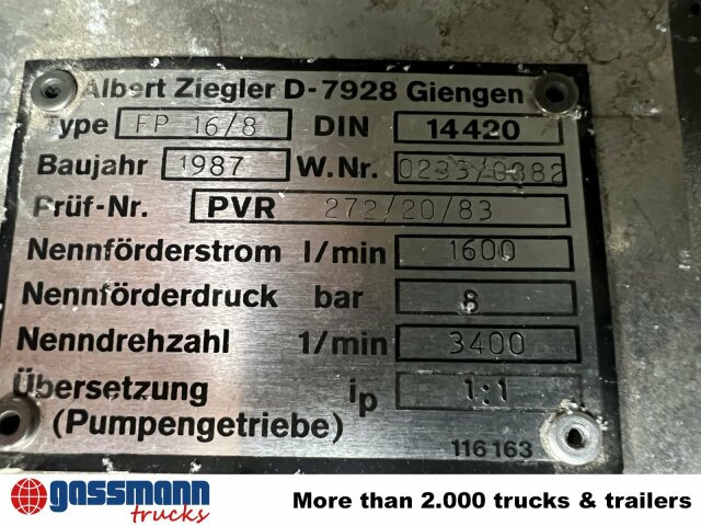 Mercedes-Benz 1222 F 4x2 Doka, TLF 16/25 - Пожарная машина: фото 2 Mercedes-Benz 1222 F 4x2 Doka, TLF 16/25 - Пожарная машина: фото 2