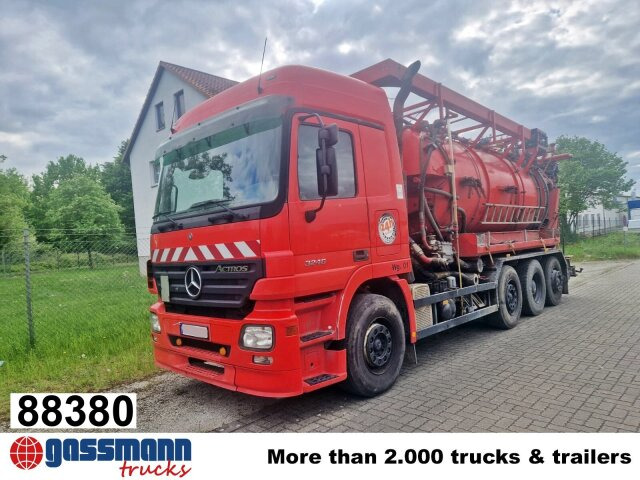 Mercedes-Benz Actros 3246 L 8x2, Hellmers Saug- und Spülwagen - Подметально-уборочная машина: фото 1 Mercedes-Benz Actros 3246 L 8x2, Hellmers Saug- und Spülwagen - Подметально-уборочная машина: фото 1