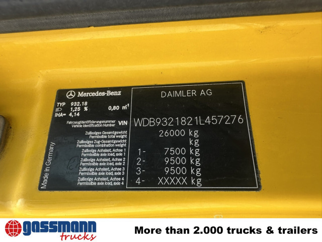 Mercedes-Benz Actros 3348 AK 6x6, Bordmatik links - Самосвал: фото 4 Mercedes-Benz Actros 3348 AK 6x6, Bordmatik links - Самосвал: фото 4