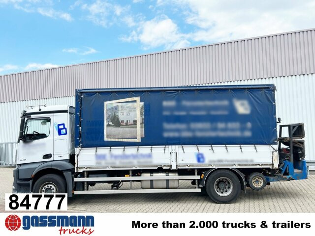 Mercedes-Benz Antos 1840 L 4x2, Aufnahme für Mitnahmestapler - Грузовик бортовой/ Платформа: фото 1 Mercedes-Benz Antos 1840 L 4x2, Aufnahme für Mitnahmestapler - Грузовик бортовой/ Платформа: фото 1