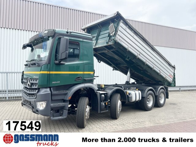 Mercedes-Benz Arocs 3243 K 8x4, Ressenig Thermo Alukipper 3-S - Самосвал: фото 1 Mercedes-Benz Arocs 3243 K 8x4, Ressenig Thermo Alukipper 3-S - Самосвал: фото 1
