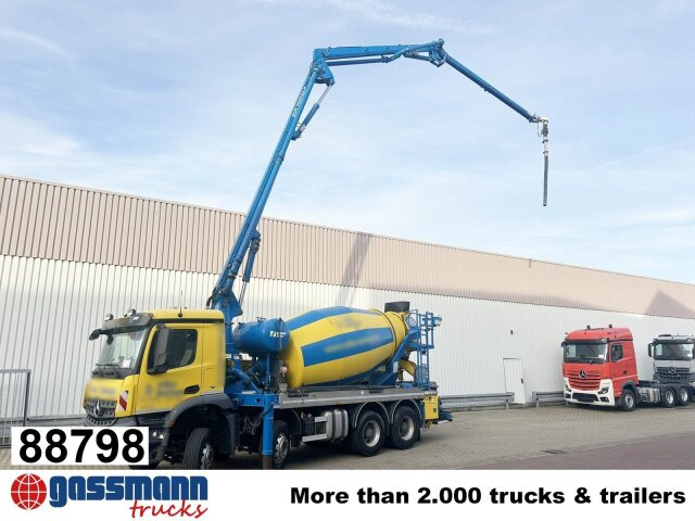 Mercedes-Benz Arocs 3246 B 8x4 Stetter Mischer 7m³, Pumpe 25m - Автобетоносмеситель: фото 1 Mercedes-Benz Arocs 3246 B 8x4 Stetter Mischer 7m³, Pumpe 25m - Автобетоносмеситель: фото 1
