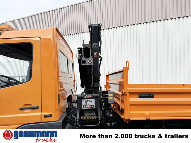 Mercedes-Benz Atego 815 K 4x2 mit Kran Hiab 055 B-1 CL - Самосвал, Автоманипулятор: фото 2 Mercedes-Benz Atego 815 K 4x2 mit Kran Hiab 055 B-1 CL - Самосвал, Автоманипулятор: фото 2