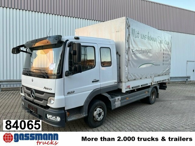 Mercedes-Benz Atego 822 4x2, Doka mit Kombisitzbank - Грузовик бортовой/ Платформа: фото 1 Mercedes-Benz Atego 822 4x2, Doka mit Kombisitzbank - Грузовик бортовой/ Платформа: фото 1