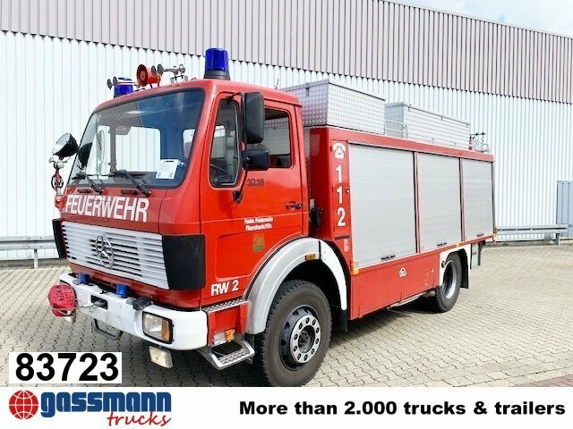 Mercedes-Benz NG 1019 AF 4x4, Rüstwagen RW-2, Seilwinde - Пожарная машина: фото 1 Mercedes-Benz NG 1019 AF 4x4, Rüstwagen RW-2, Seilwinde - Пожарная машина: фото 1