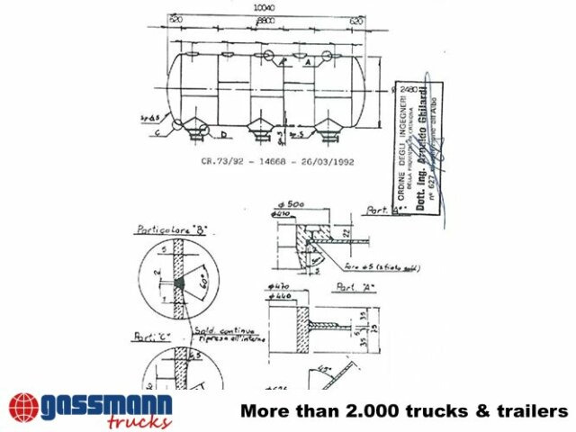 PIACENZA (I) C36R2P43, 43m³ - Полуприцеп цистерна для сыпучих грузов: фото 3 PIACENZA (I) C36R2P43, 43m³ - Полуприцеп цистерна для сыпучих грузов: фото 3