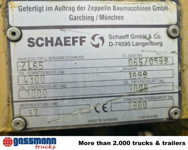 Колёсный погрузчик Schaeff ZL65 Radlader: фото 7 Колёсный погрузчик Schaeff ZL65 Radlader: фото 7