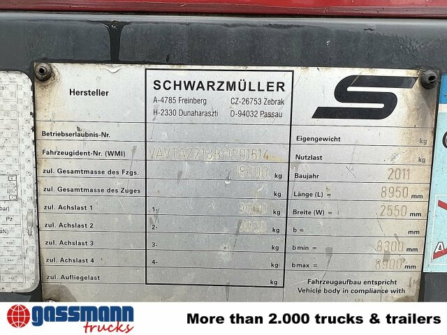 Schwarzmüller AZ 18 - Прицеп бортовой/ Платформа: фото 3 Schwarzmüller AZ 18 - Прицеп бортовой/ Платформа: фото 3