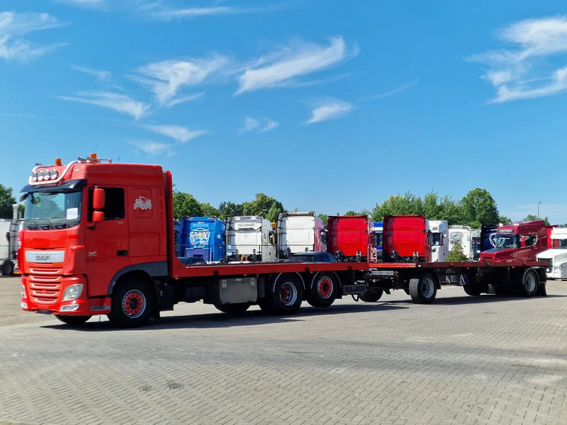 DAF XF 410 6x2 SpaceCab - Flatbed - Euro 6 + 2 axle trailer BPW - Грузовик бортовой/ Платформа: фото 3 DAF XF 410 6x2 SpaceCab - Flatbed - Euro 6 + 2 axle trailer BPW - Грузовик бортовой/ Платформа: фото 3
