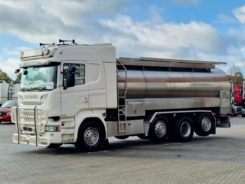 Scania R520 V8 8x2*4 - Milk tank - 19.000L - 4 compartments - Pump and counter - Retarder - Грузовик-цистерна: фото 3 Scania R520 V8 8x2*4 - Milk tank - 19.000L - 4 compartments - Pump and counter - Retarder - Грузовик-цистерна: фото 3