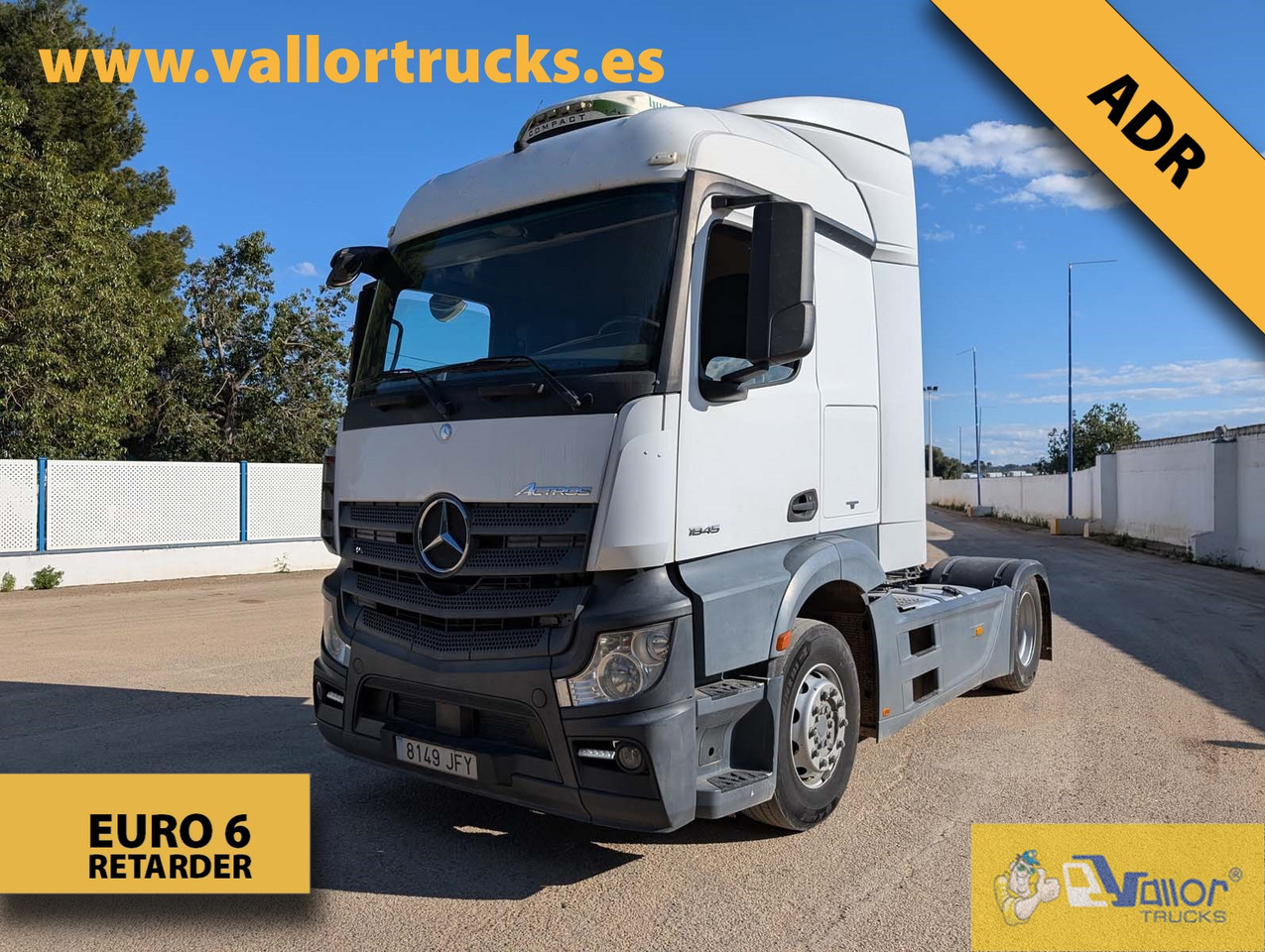 Mercedes Actros 1845 LS - Тягач: фото 1 Mercedes Actros 1845 LS - Тягач: фото 1