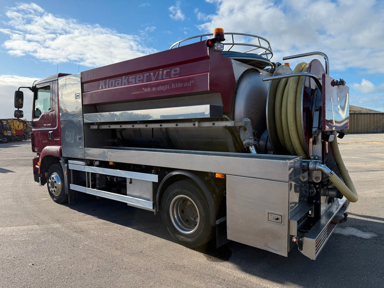 MAN TGM 14.250 VM-Tarm Stainless Steel 4000 l. Kombi - Ассенизатор: фото 4 MAN TGM 14.250 VM-Tarm Stainless Steel 4000 l. Kombi - Ассенизатор: фото 4