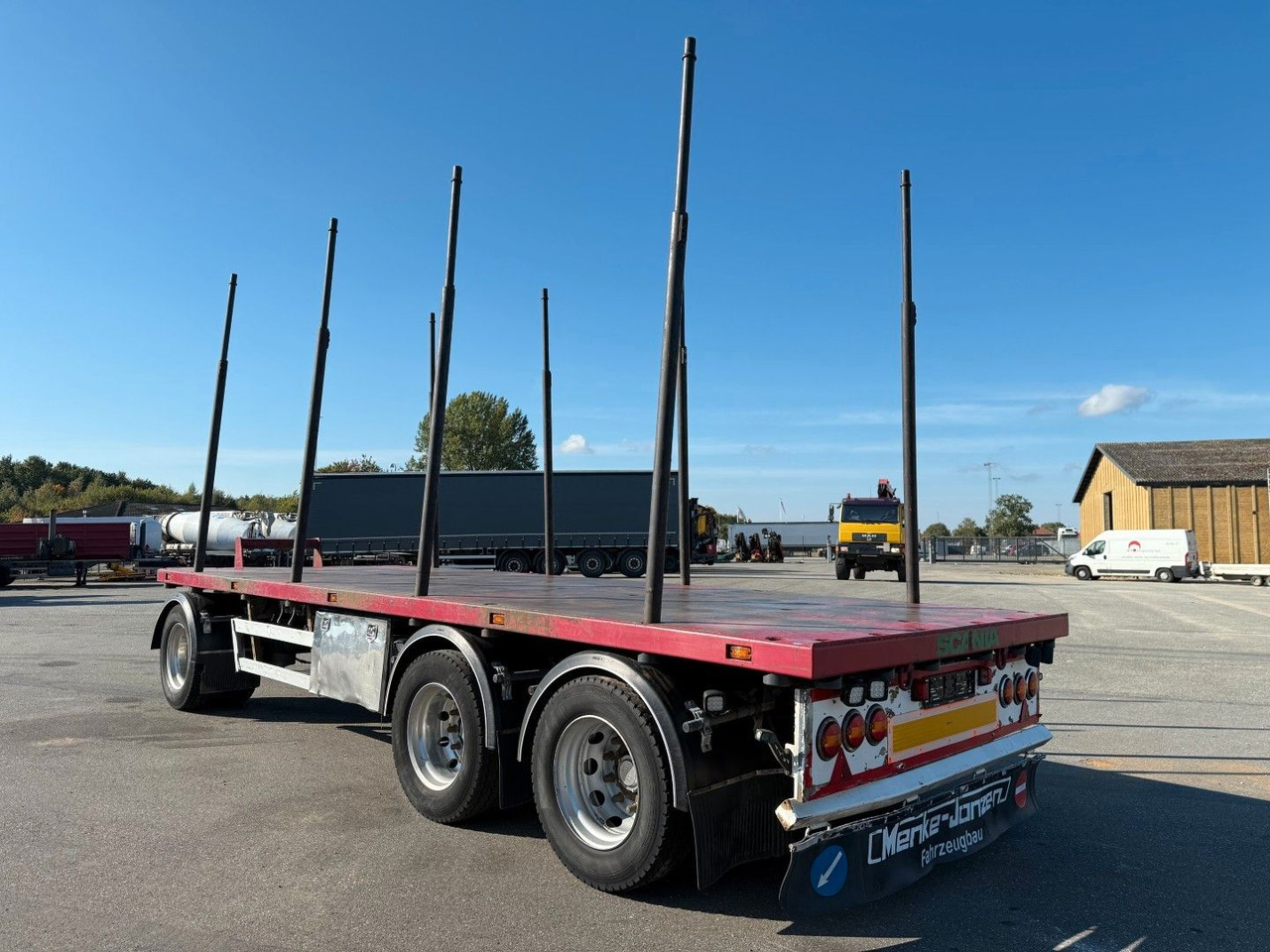 Menke-Janzen 24 t. 3 axle Woodtransport / Holztransport - Прицеп лесовоз: фото 4 Menke-Janzen 24 t. 3 axle Woodtransport / Holztransport - Прицеп лесовоз: фото 4