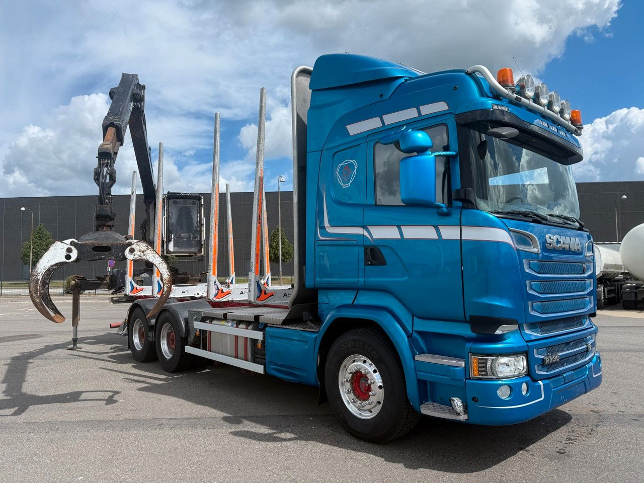 Scania R730 V8 6x4 Palfinger Epsilon M12L80 / Holz Wood - Лесовоз, Автоманипулятор: фото 1 Scania R730 V8 6x4 Palfinger Epsilon M12L80 / Holz Wood - Лесовоз, Автоманипулятор: фото 1