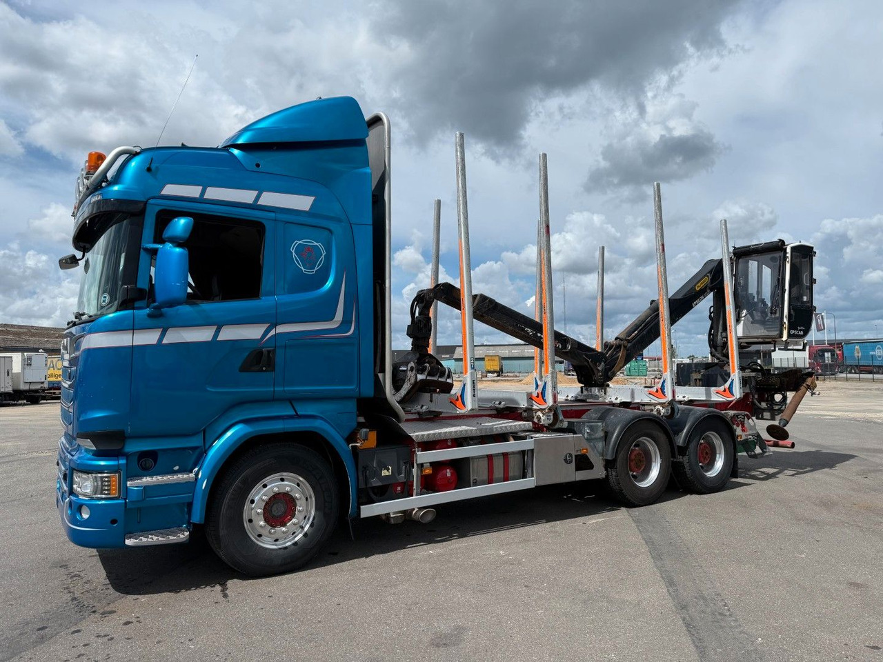 Scania R730 V8 6x4 Palfinger Epsilon M12L80 / Holz Wood - Лесовоз, Автоманипулятор: фото 1 Scania R730 V8 6x4 Palfinger Epsilon M12L80 / Holz Wood - Лесовоз, Автоманипулятор: фото 1