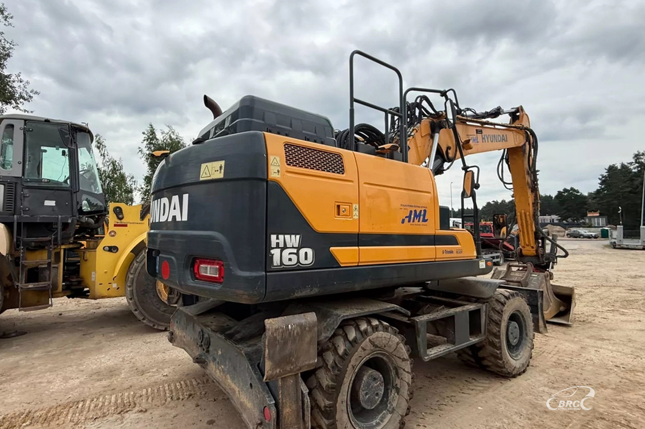 Hyundai HW160 - Колёсный экскаватор: фото 1 Hyundai HW160 - Колёсный экскаватор: фото 1