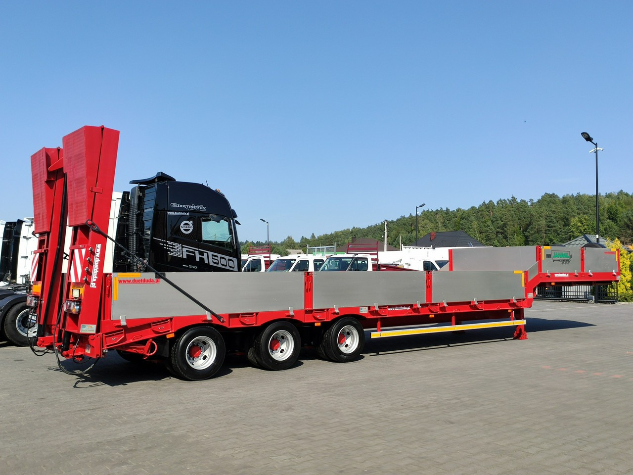 Низкорамный полуприцеп Bodex JANMIL Burtówka Laweta Niskopodłogowa Podczołgówka 3-Osie: фото 14