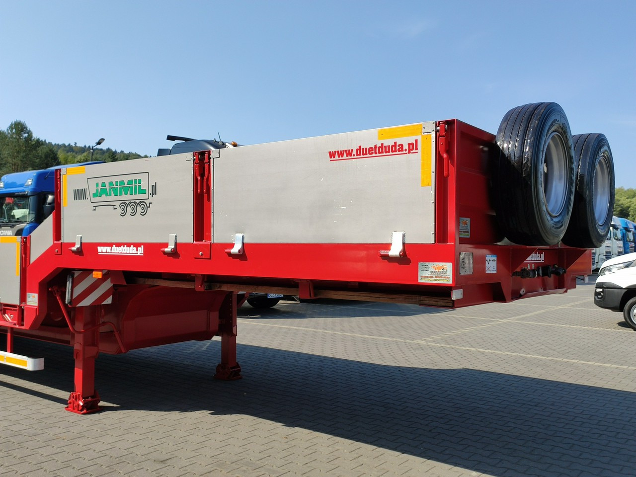 Низкорамный полуприцеп Bodex JANMIL Burtówka Laweta Niskopodłogowa Podczołgówka 3-Osie: фото 42