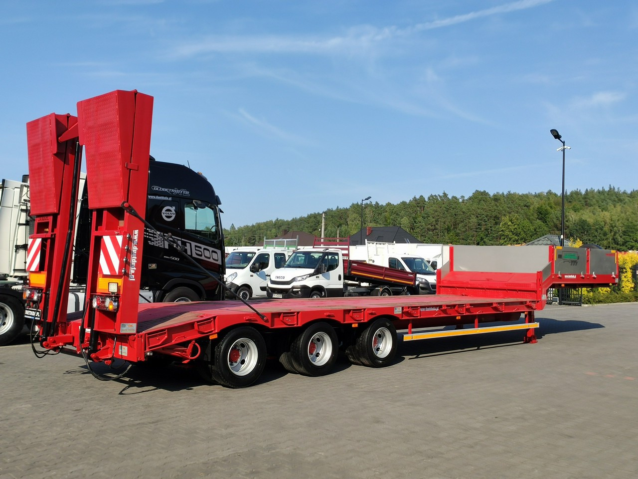 Низкорамный полуприцеп Bodex JANMIL Burtówka Laweta Niskopodłogowa Podczołgówka 3-Osie: фото 31