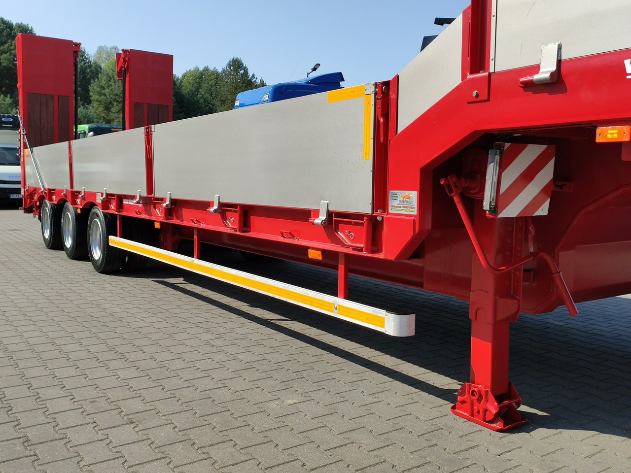 Низкорамный полуприцеп Bodex JANMIL Burtówka Laweta Niskopodłogowa Podczołgówka 3-Osie: фото 43